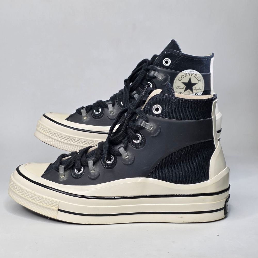 Converse Kim Jones Chuck 70 High Top Black Egret Sneakers Men's 6.5 Women's 8.5 - Picture 2 of 16